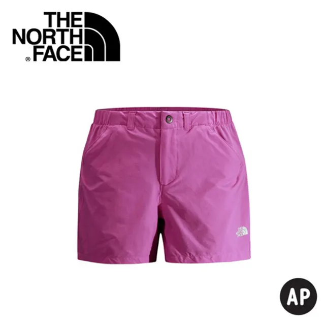 【The North Face】女 彈性短褲 覆盆子玫瑰/慢跑短褲/短褲/快乾短褲/0A2RGU(悠遊山水)