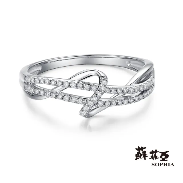 【蘇菲亞珠寶】14K金 纏綿 鑽石戒指