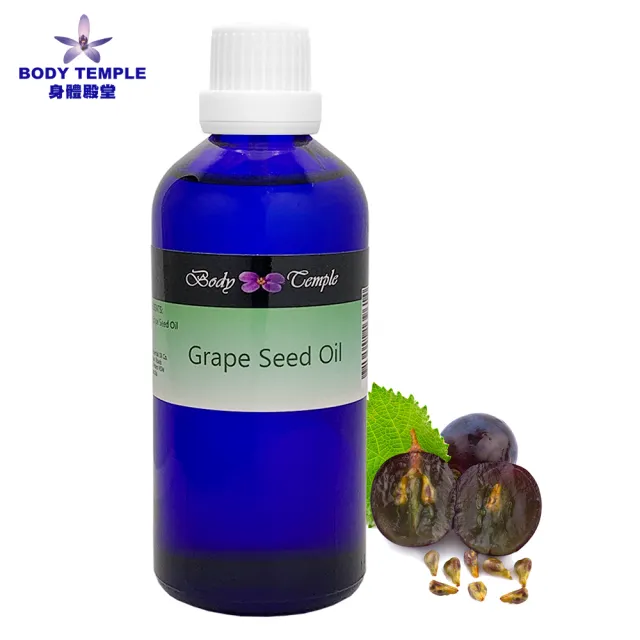 【BodyTemple 身體殿堂】100%葡萄籽油 Grapeseed(100ml x2)