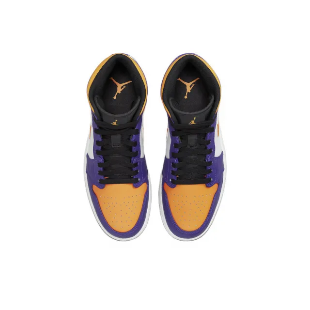 NIKE 耐吉】Air Jordan 1 Mid Lakers 湖人隊紫黃高筒DQ8426-517 - momo