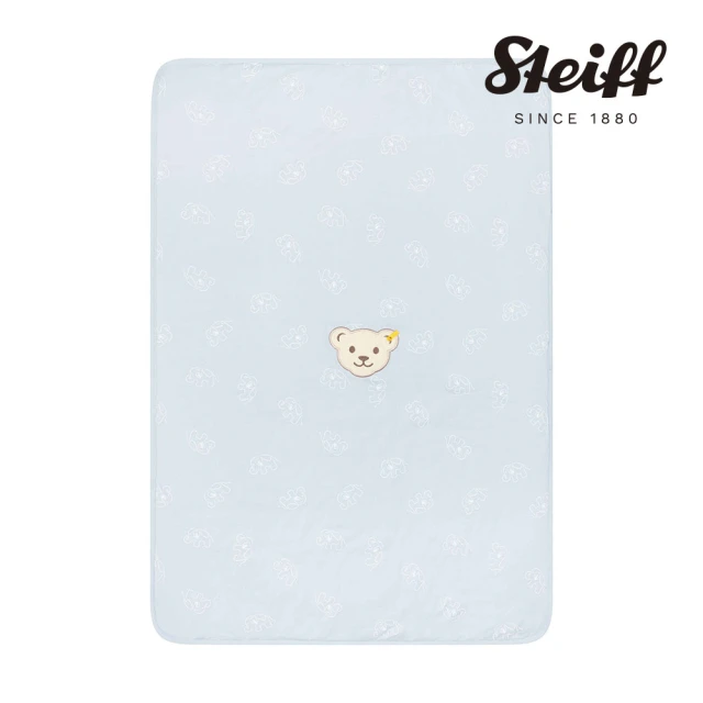 【STEIFF】熊頭  寶寶小象棉毯(寢具)
