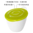 【八幡化成】吸盤廚餘收納桶 綠1L(回收桶 垃圾桶 餿水桶)