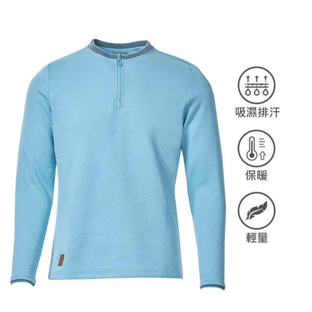【Weather Report】圓領中層衣-男款 / 天藍(WM4101-02)