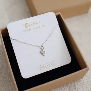 【BLUMA】細緻925純銀腳踝鏈 金字塔的秘密純銀腳鍊(修飾腳踝鏈 簡約好搭抗敏感 飾品禮盒)