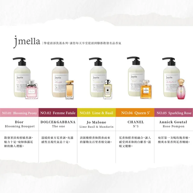 【JMELLA】香水護髮乳 四入組(任選四件)