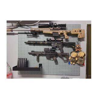 【撥撥的架子】2片 86x53cm 玄關收納架 生存遊戲槍洞洞板 玩具槍展示牆壁收納壁板(洞洞板兩片)