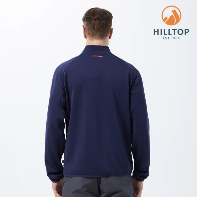 【Hilltop 山頂鳥】PRIMALOFT Filled Fleece 男款保暖科技棉刷毛外套 PH22XM01 藍