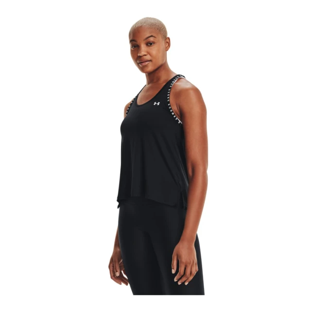 UNDER ARMOUR Knockout背心T-Shirt 女款 背心上衣 黑色(1351596-001)