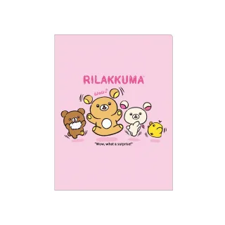 【San-X】拉拉熊 A4  雙開式資料冊 大集合 嬉戲表情(Rilakkuma)