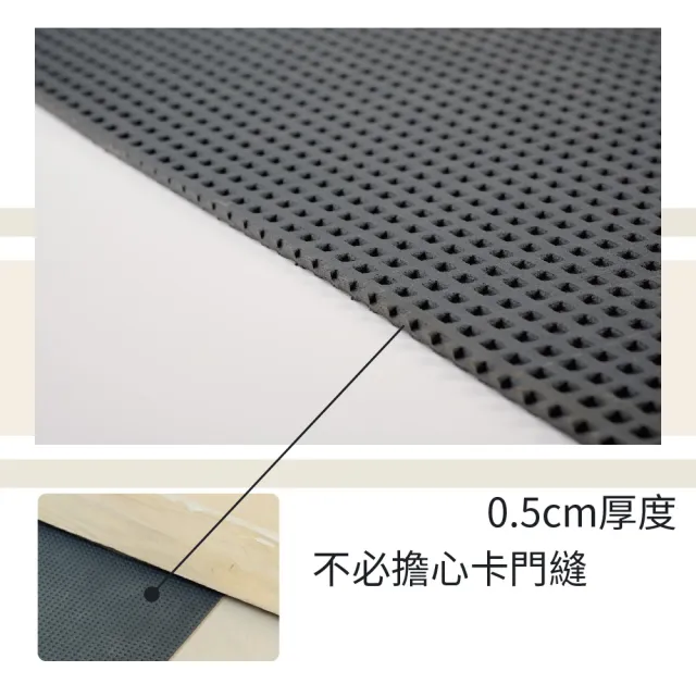 【怪獸】日竹門 台灣製 格格門口刮泥墊(80cmx50cm)