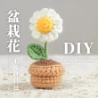 【小花花】盆栽花毛線DIY材料包(附工具 居家 裝飾 擺飾 美勞 勞作 手作 編織)