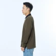 【JEEP】男裝 山岳圖騰刺繡休閒長袖POLO衫(軍綠色)
