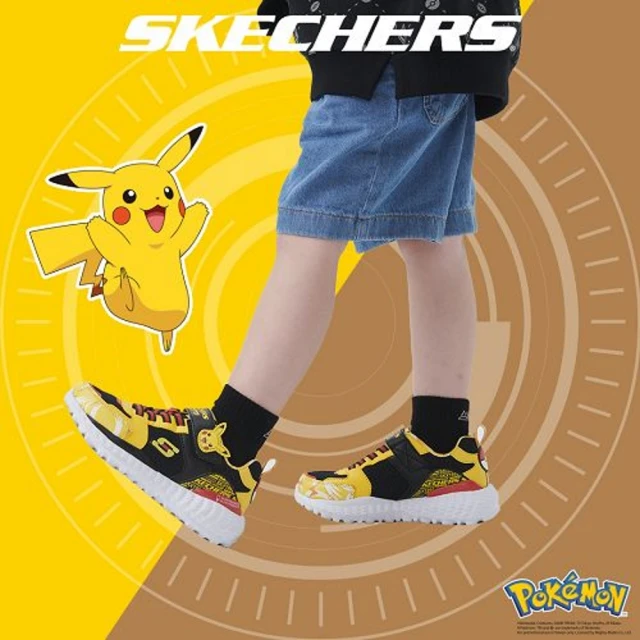 【SKECHERS】男童鞋系列 寶可夢皮卡丘限定款(407104LYLMT)