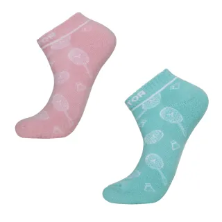 【VICTOR 勝利體育】滿版花色 中性襪（腳踝 止滑）(C-5092  I/R  粉紅/粉綠)