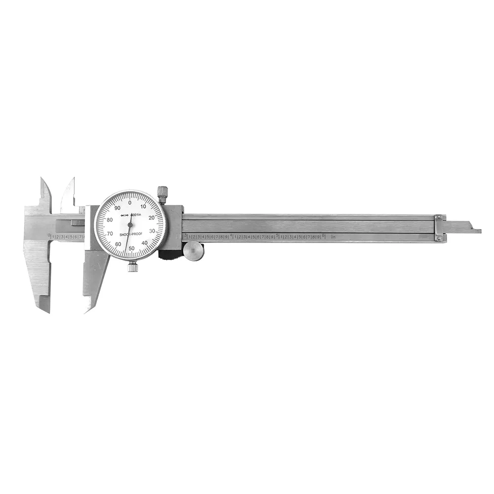 【Life工具】尺規測量工具 不鏽鋼材質 機械帶表 150mm 130-MVC-S150(不銹鋼帶錶卡尺 內徑測量 深度厚度)