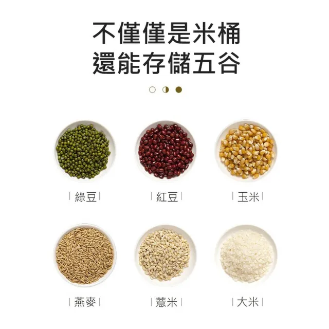 【ROYAL LIFE】多用途一鍵彈蓋防蟲儲米桶-中款(飼料桶 存糧箱 一鍵開蓋 儲米箱 五穀雜糧)