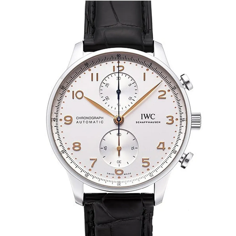 IWC 萬國錶】新葡萄牙計時腕錶x白面x41mm(IW371604) - momo購物網