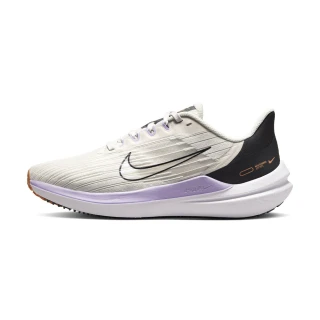 【NIKE 耐吉】Zoom Winflo 9 女鞋 米紫色 氣墊 避震 慢跑鞋 DD8686-103