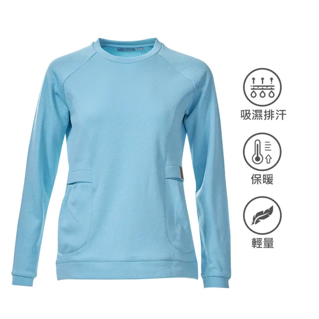 【Weather Report】公主線圓領中層衣-女款 / 天藍(WM4201-03)