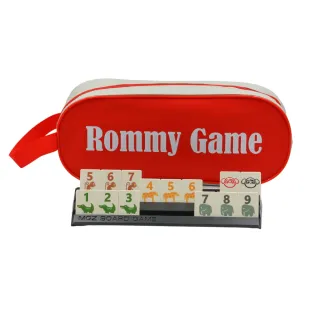 【漫格子】Rommy 數字遊戲 以色列麻將 袋裝大牌動物版2-4人(數字遊戲 親子桌遊 以色列麻將)