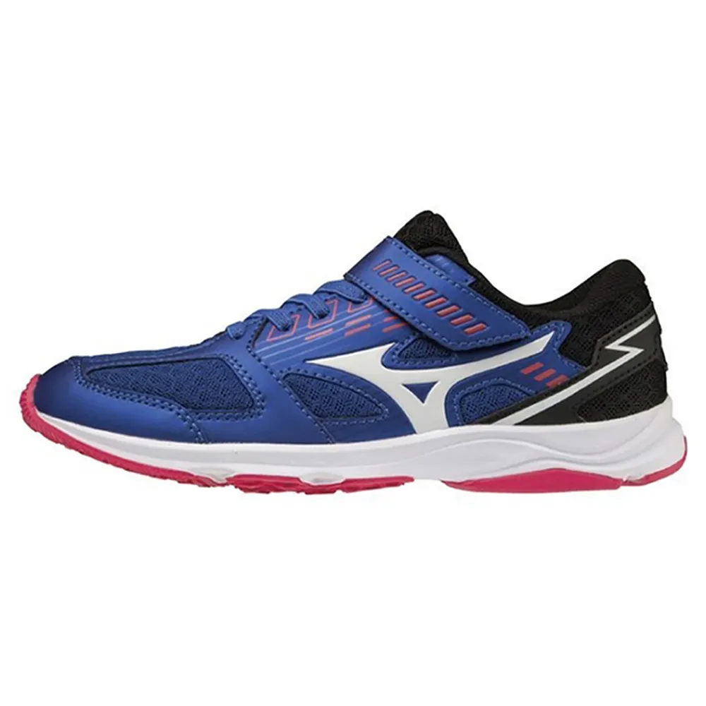 MIZUNO 美津濃】慢跑鞋女鞋大童運動鞋緩震SPEED STUDS 藍K1GC224002 