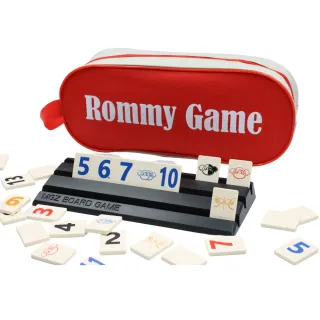 【漫格子】Rommy 數字遊戲 以色列麻將 袋裝變臉大牌大字2-6人(數字遊戲 益智桌遊 以色列麻將)