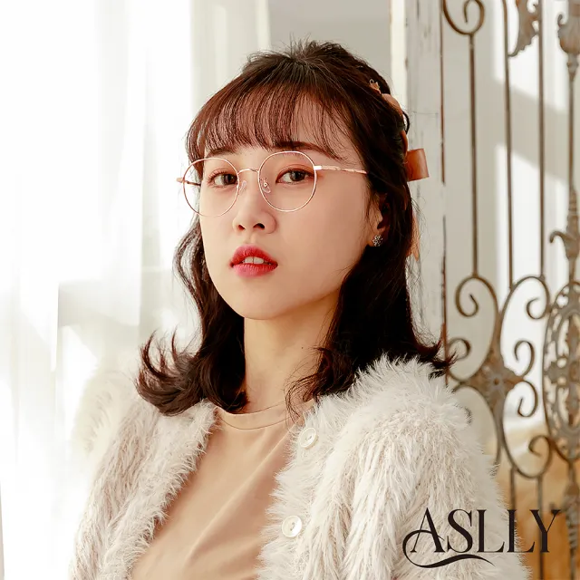 【ASLLY】玫瑰金邊濾藍光眼鏡 - momo購物網 - 好評推薦 -2026年7月