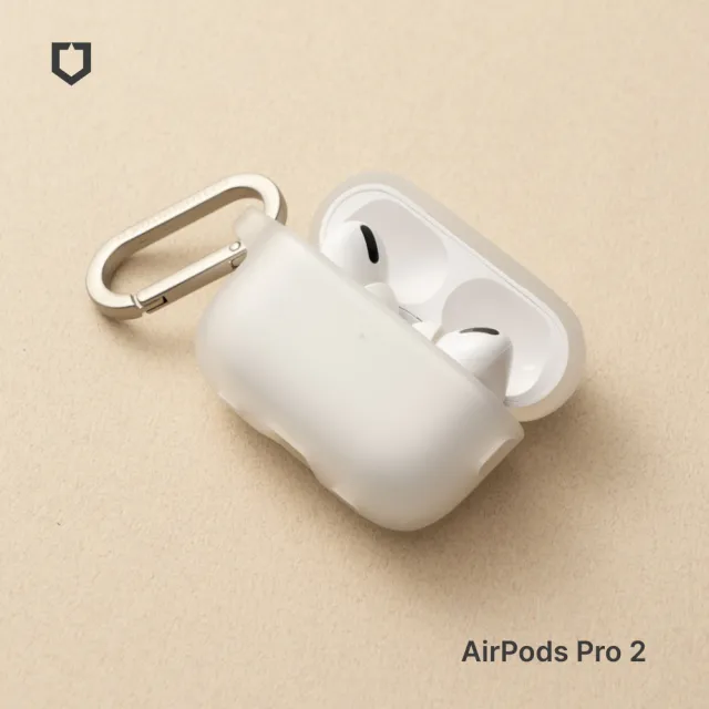 【RHINOSHIELD 犀牛盾】AirPods Pro 第2代 無線耳機防摔保護套(耳機保護殼 獨家耐衝擊材料 原廠出貨)