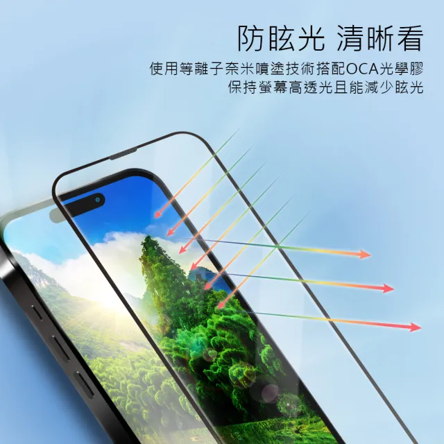 【Philips 飛利浦】iPhone 14 Pro 6.1吋 防窺視9H鋼化玻璃保護秒貼 DLK5505/11(適用iPhone 14 Pro)