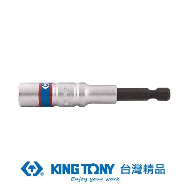 【KING TONY 金統立】專業級工具 BIT 12角電動起子頭套筒21mm*80mm(KT76B821MA)