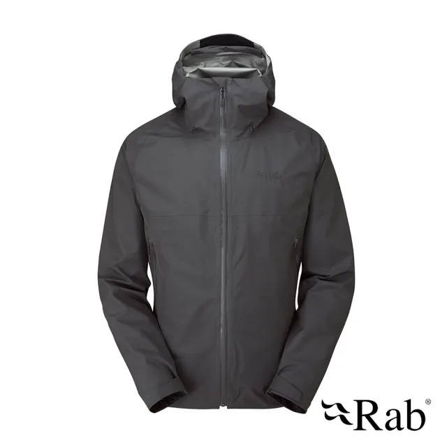 【RAB】Namche GTX Paclite Jacket GTX輕量防風防水連帽外套 男款 石墨灰 #QWH59