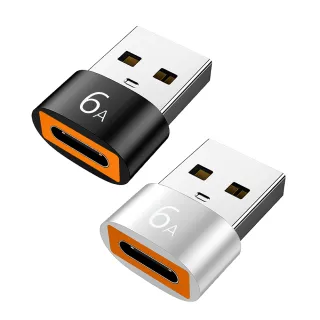 【Fili】USB3.0轉Type-C OTG迷你轉接頭 2入1組 V53(OTG USB type-c 萬用多功能)