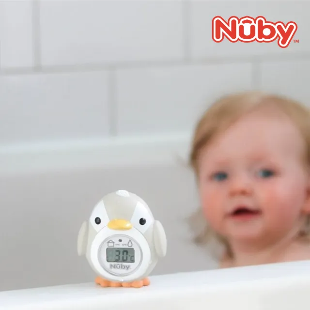 【Nuby官方直營】企鵝造型兩用溫度計