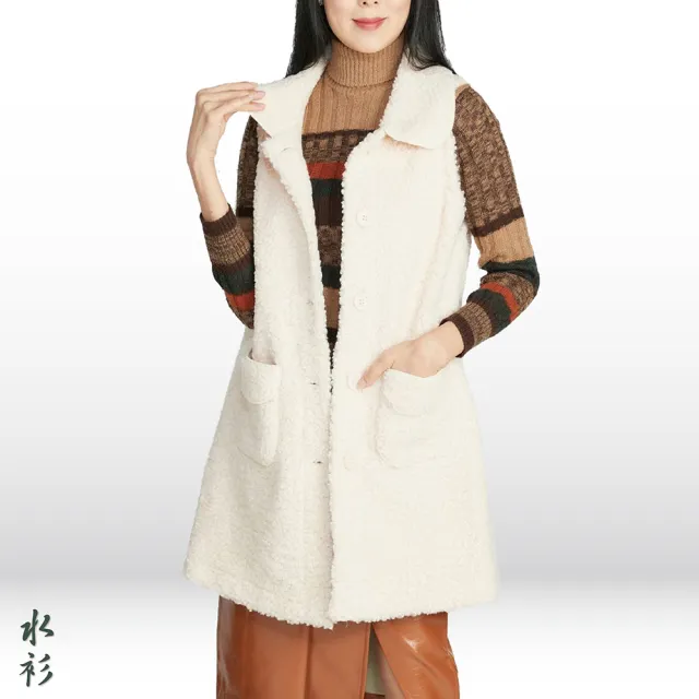 【水衫】長版QQ毛口袋背心2入(K09-20)