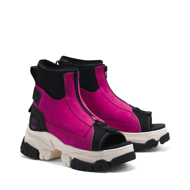 【Timberland】女款淺粉色磨砂革涼鞋靴(A5W3GA45)