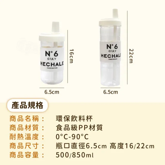 【指選好物】環保珍奶杯 500ml(隨行杯/大象杯/環保杯/珍奶杯/吸管杯/飲料杯)