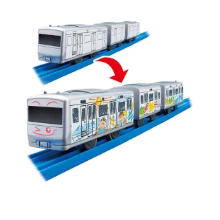【TAKARA TOMY】PLARAIL 鐵道王國 ES-12 創意彩繪列車(多美火車)