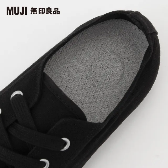 【MUJI 無印良品】撥水加工舒適休閒鞋(黑紋樣)