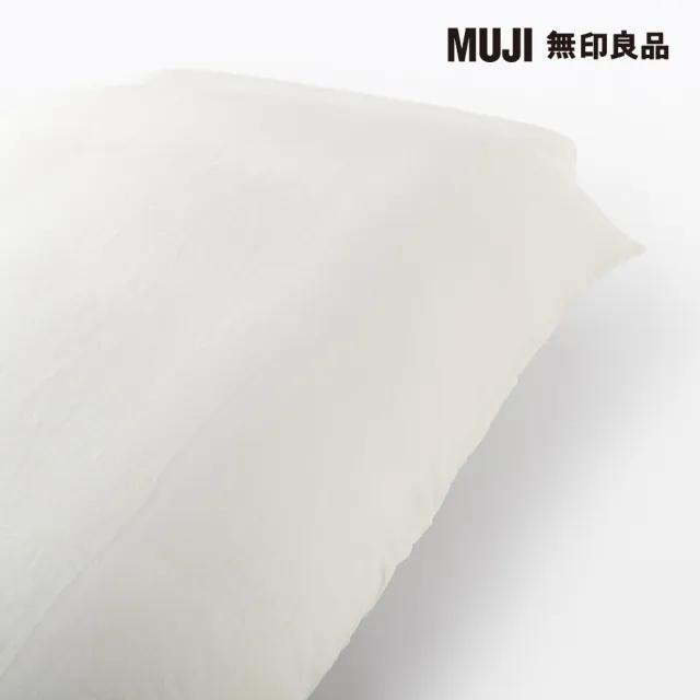 【MUJI 無印良品】亞麻平織被套/S/柔白