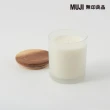 【MUJI 無印良品】附杯芬香蠟燭.木質花香味/200g