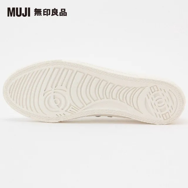 【MUJI 無印良品】撥水加工舒適休閒鞋(柔白)