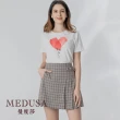 【MEDUSA 曼度莎】現貨-Happy Day 愛心純棉T（M-XL）｜女上衣 短袖上衣 短袖T恤(105-70501)