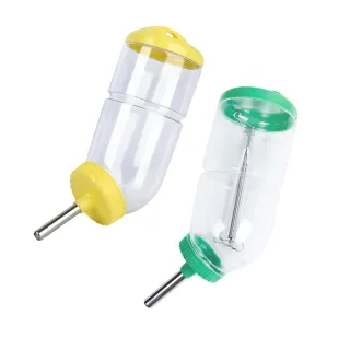 【寵物夢工坊】倉鼠飲水器-2入(大容量 小寵 兔子 龍貓 天竺鼠 滾珠水壺 水瓶 倉鼠飲水 寵物用品)