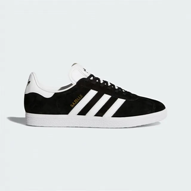 adidas 愛迪達】休閒鞋男鞋運動鞋三葉草GAZELLE 黑BB5476 - momo購物網