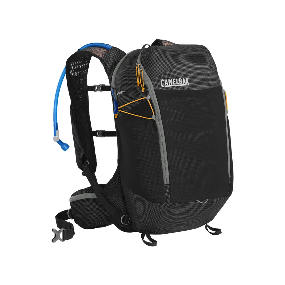 【CAMELBAK】Octane 22 Cordura多功能運動背包-附2L拉鍊式快拆水袋 黑(單車/登山露營/越野跑/跑步/旅行)