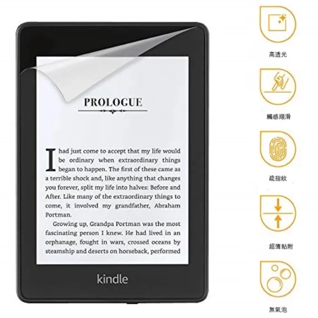 【BEAM】Amazon Kindle Paperwhite 2018 亞馬遜電子書高清透明螢幕保護貼(組合商品+超值2入裝)