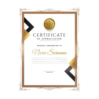 玻璃A4獎狀框證書相框-桂冠金-12入