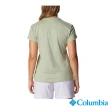 【Columbia 哥倫比亞 官方旗艦】女款-W Cirro Ice™UPF50酷涼快排短袖上衣-灰綠(UAR34550GG / 2023年春夏)