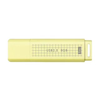 【TCELL 冠元】10入組-USB2.0 8GB 文具風隨身碟-奶油色