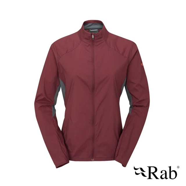 RAB Windveil Jacket Wmns 輕量透氣風衣外套 女款 深石楠/石墨灰 #QWS69